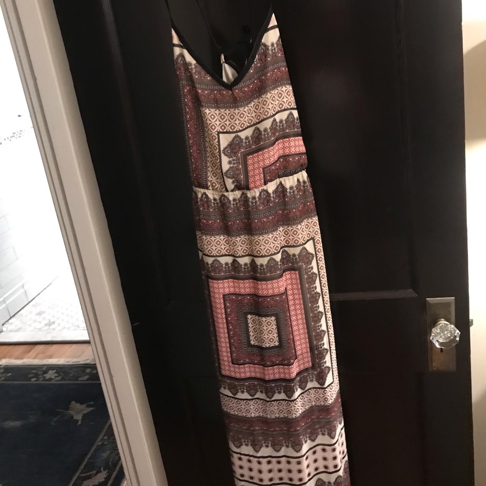 Long patterned dress